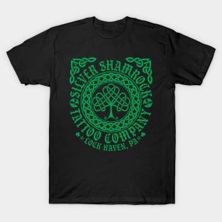 2k24 Silver Shamrock Tattoo Company St. Paddy's Style 03 Green T-Shirt